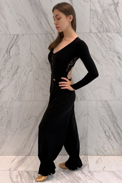Backless leotard